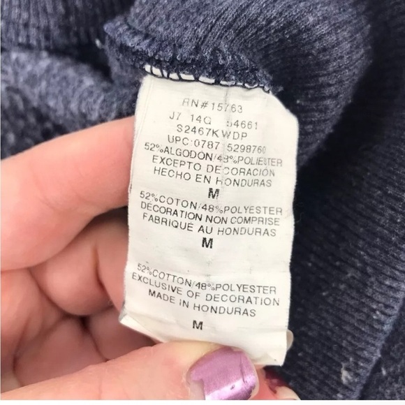 Champion Eco Hoodie Men’s Medium – Blue Pullover Sweatshirt Recycled Cotton - Picture 4 of 14